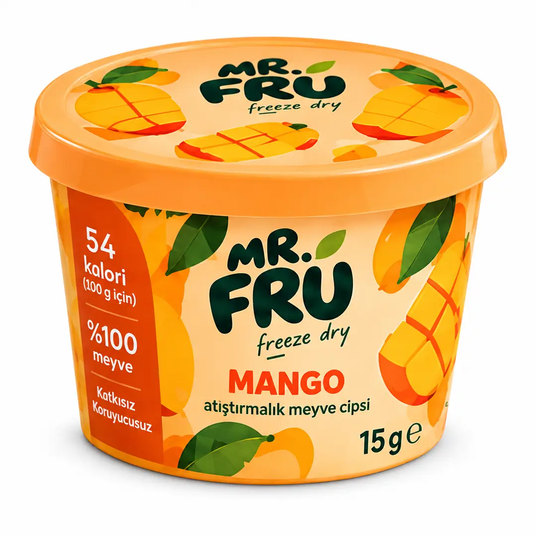 Mr. Fru Mango Atıştırmalık Meyve Cipsi