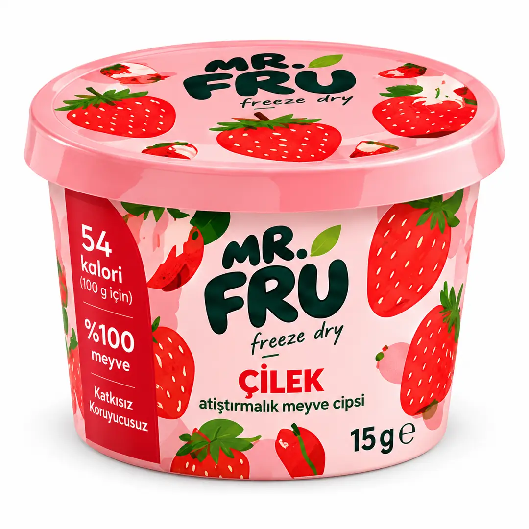 Mr. Fru Çilek Atıştırmalık Meyve Cipsi