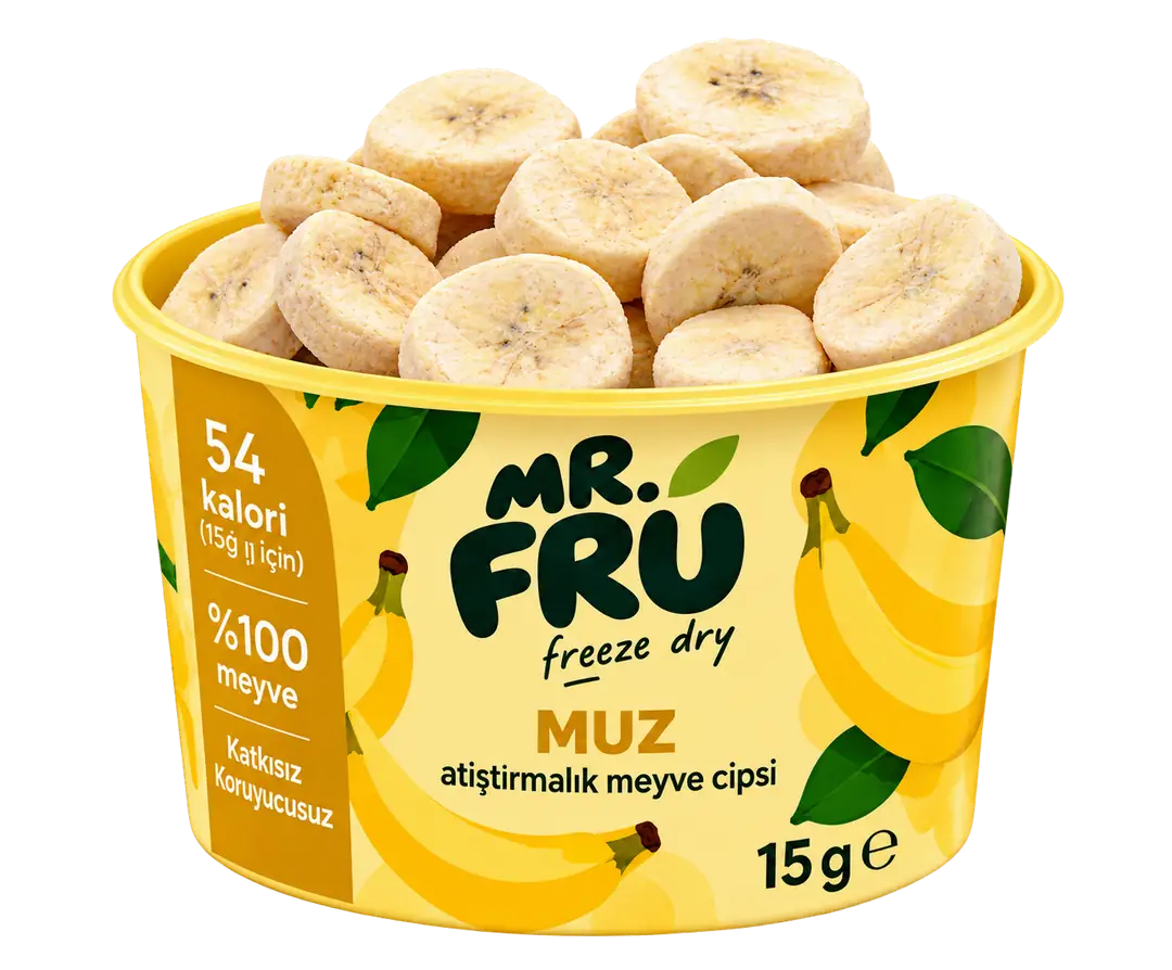 Mr. Fru Muz Atıştırmalık Meyve Cipsi